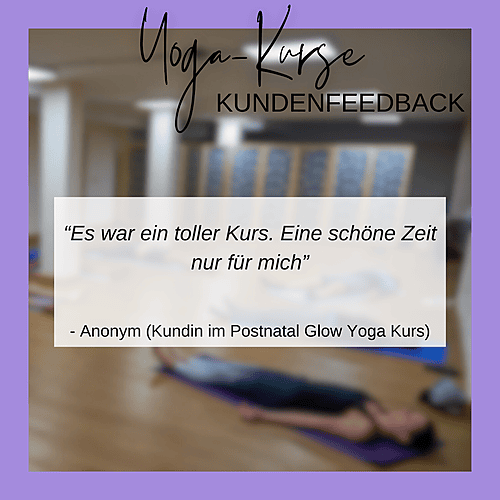 Feedback Anonym (Kundin Postnatal Glow Yoga)